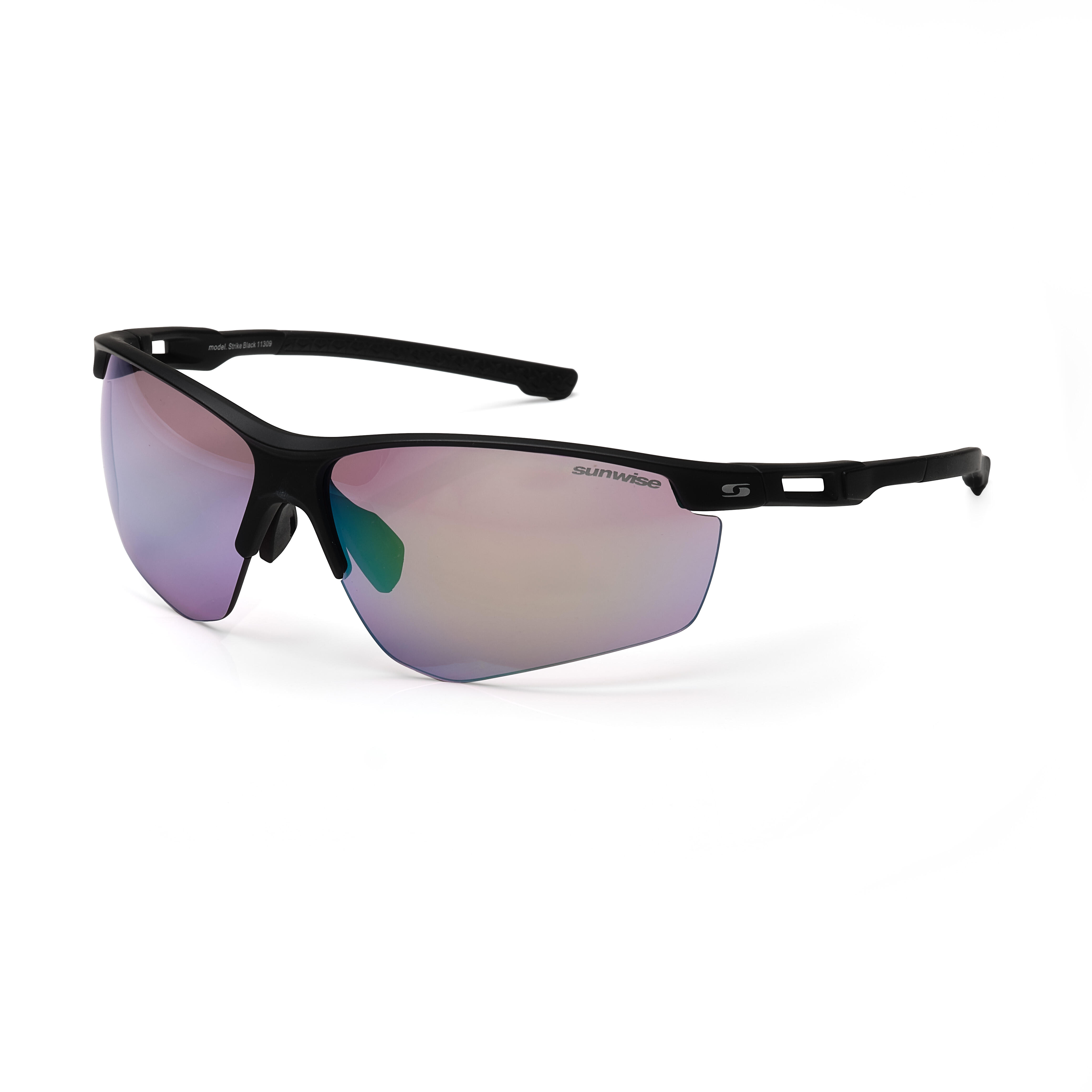 Strike Black Golf Sunglasses with Ball-Tracking Lens SUNWISE