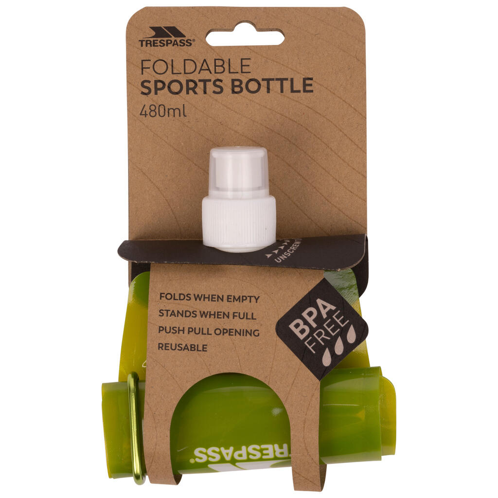 Trespass Hydromatic - Bouteille d'eau pliable Vert 2/2