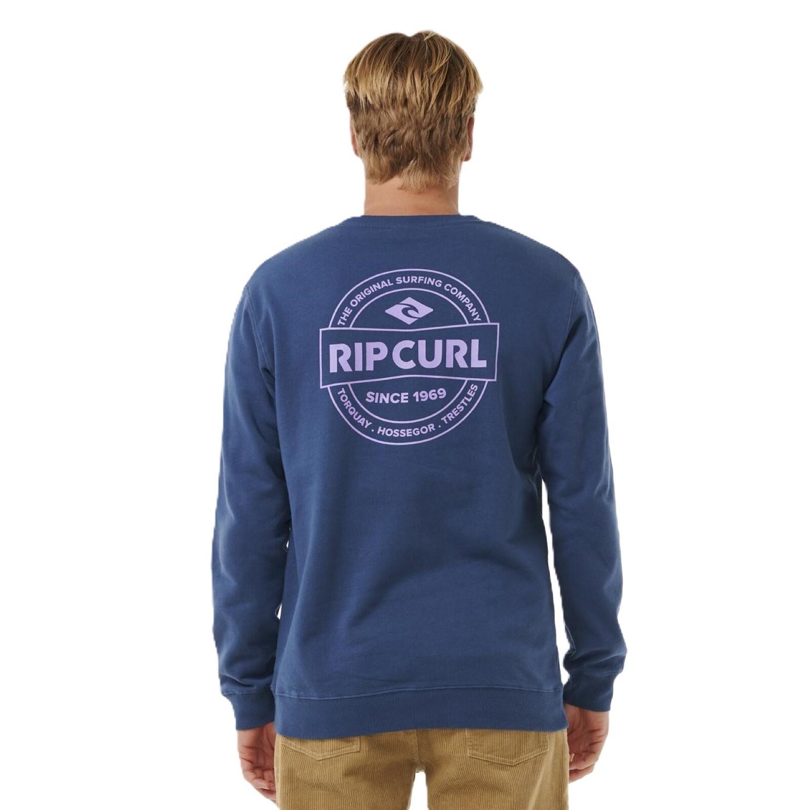 Felpa Rip curl Stapler Crew per uomini 3/7