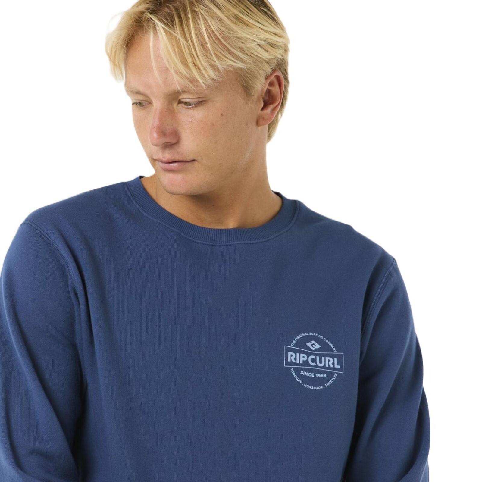 Felpa Rip curl Stapler Crew per uomini 6/7