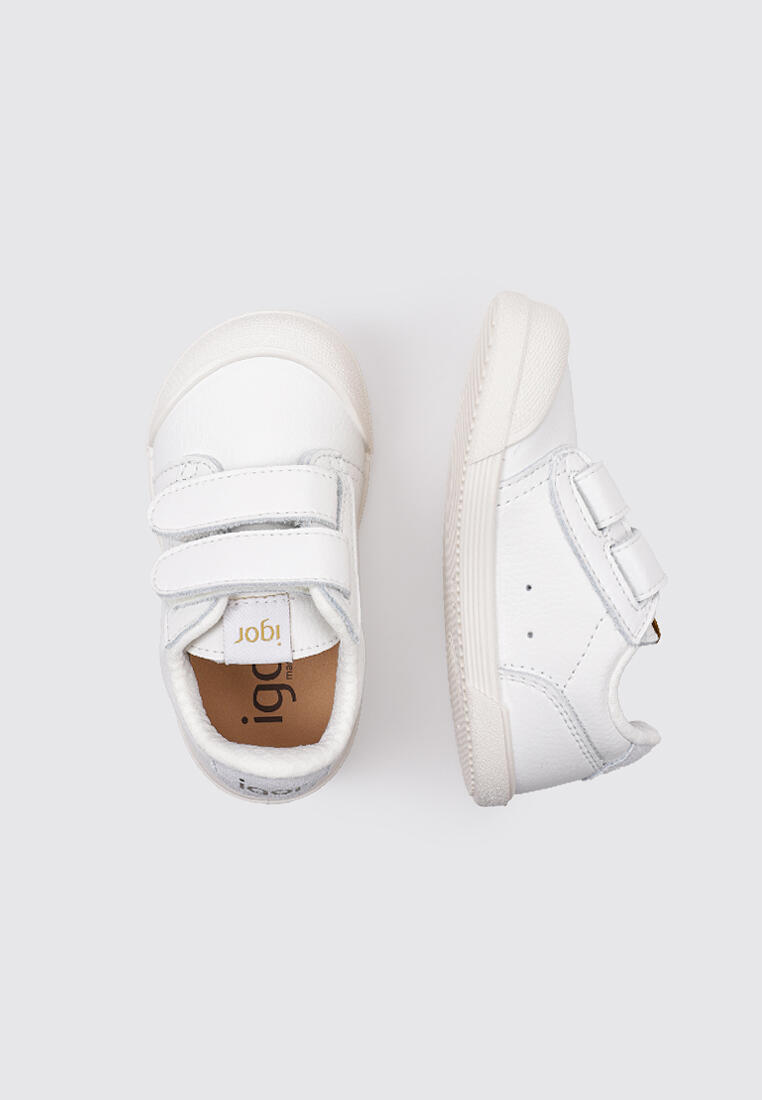BAREFOOT Baskets Enfants Igor TENNIS Blan 5/6