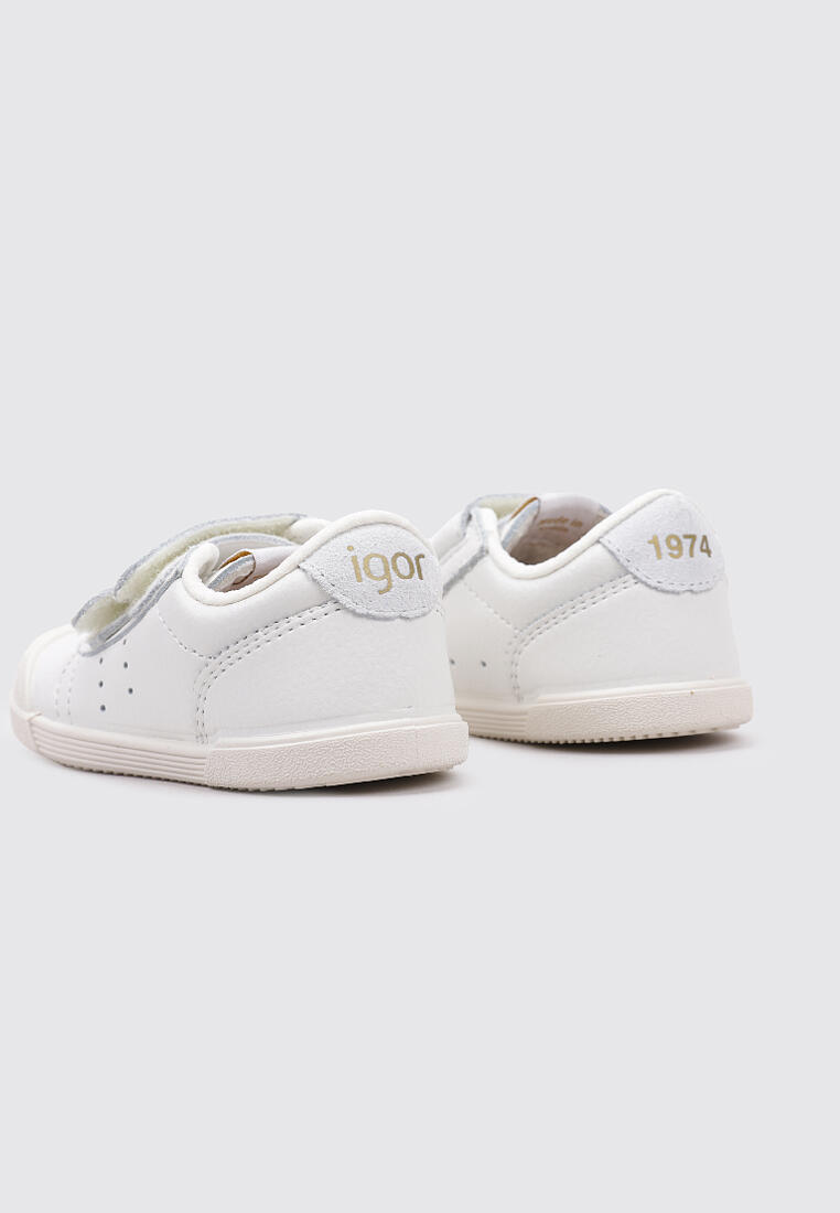 BAREFOOT Baskets Enfants Igor TENNIS Blan 4/6