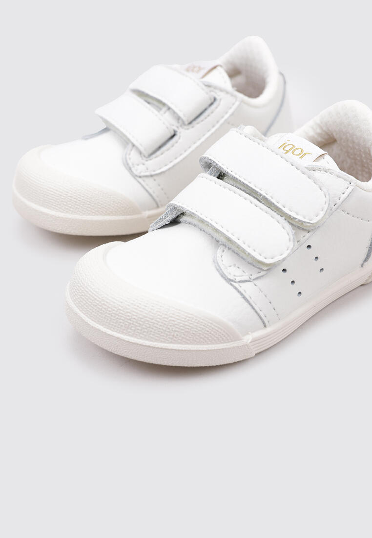 BAREFOOT Baskets Enfants Igor TENNIS Blan 3/6