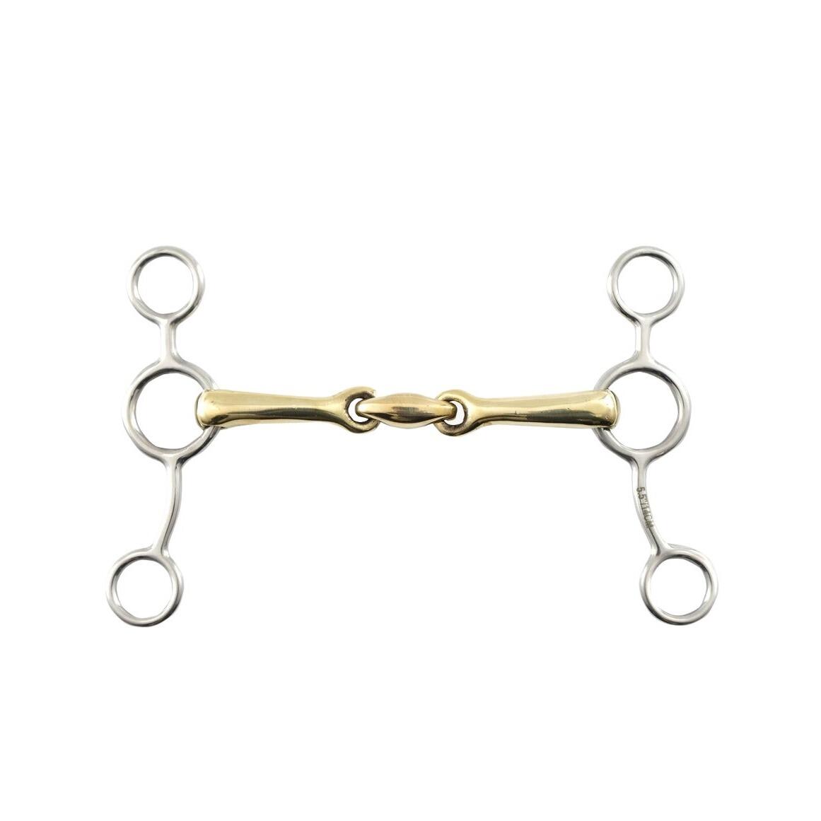 PREMIER EQUINE Pelham paard messing met mondstuk Premier Equine