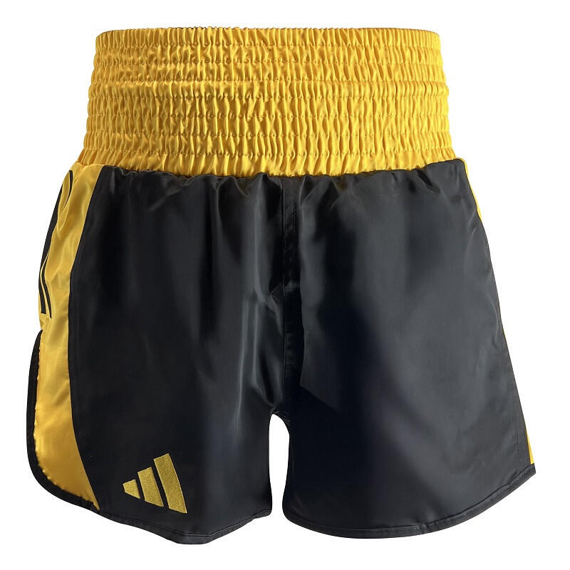 Adidas - Short Boxe Thaï Pro  (couleur : Noir/or - Taille : Xs) - Short - Noir - 36 Xs - Decathlon