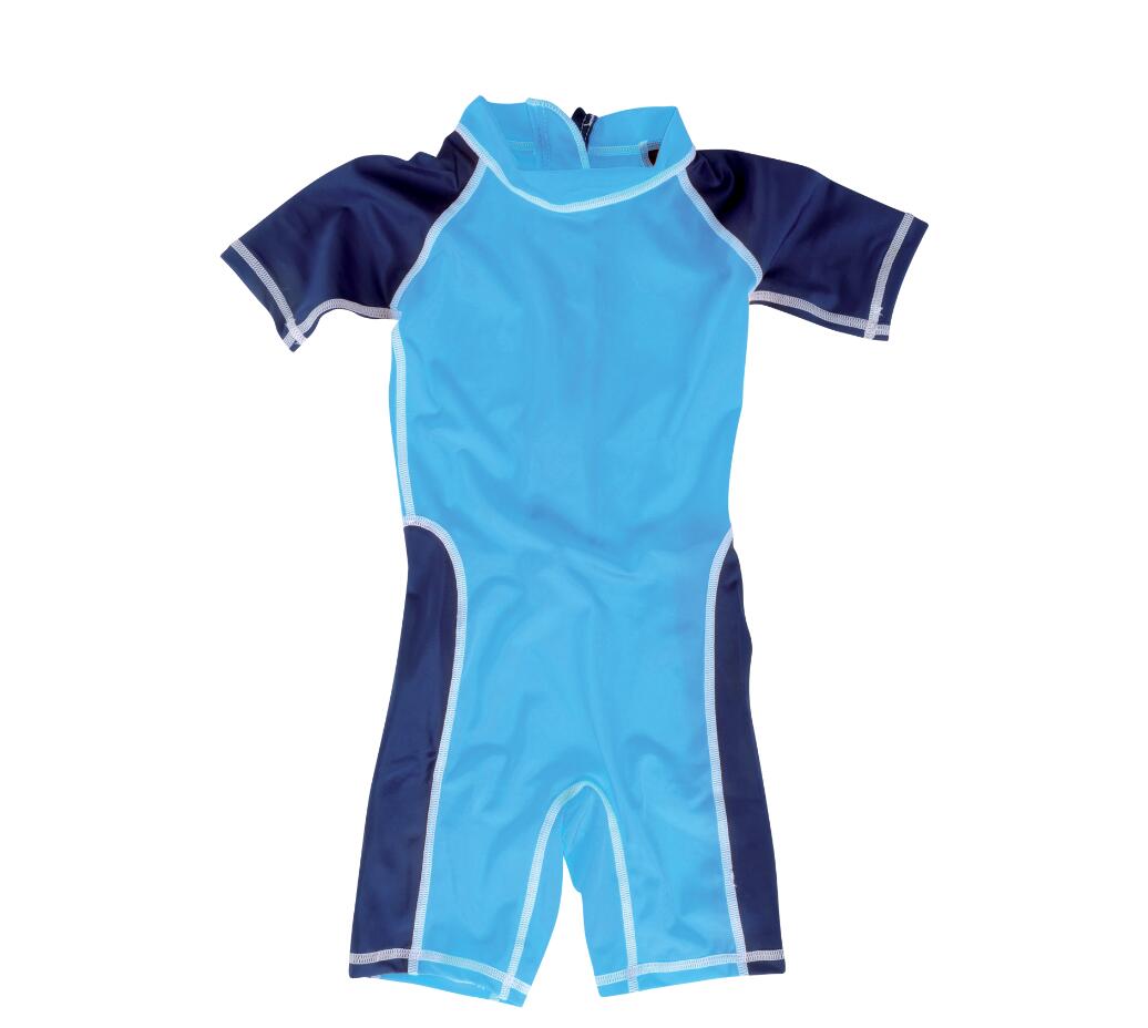Bi-Color - Shorty M/C UPF 50 Lycra Surf Bebé 2/3