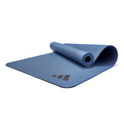 Tapis de yoga Premium, 5mm, trace blue