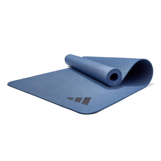 Tapis de yoga Premium, 5mm, trace blue