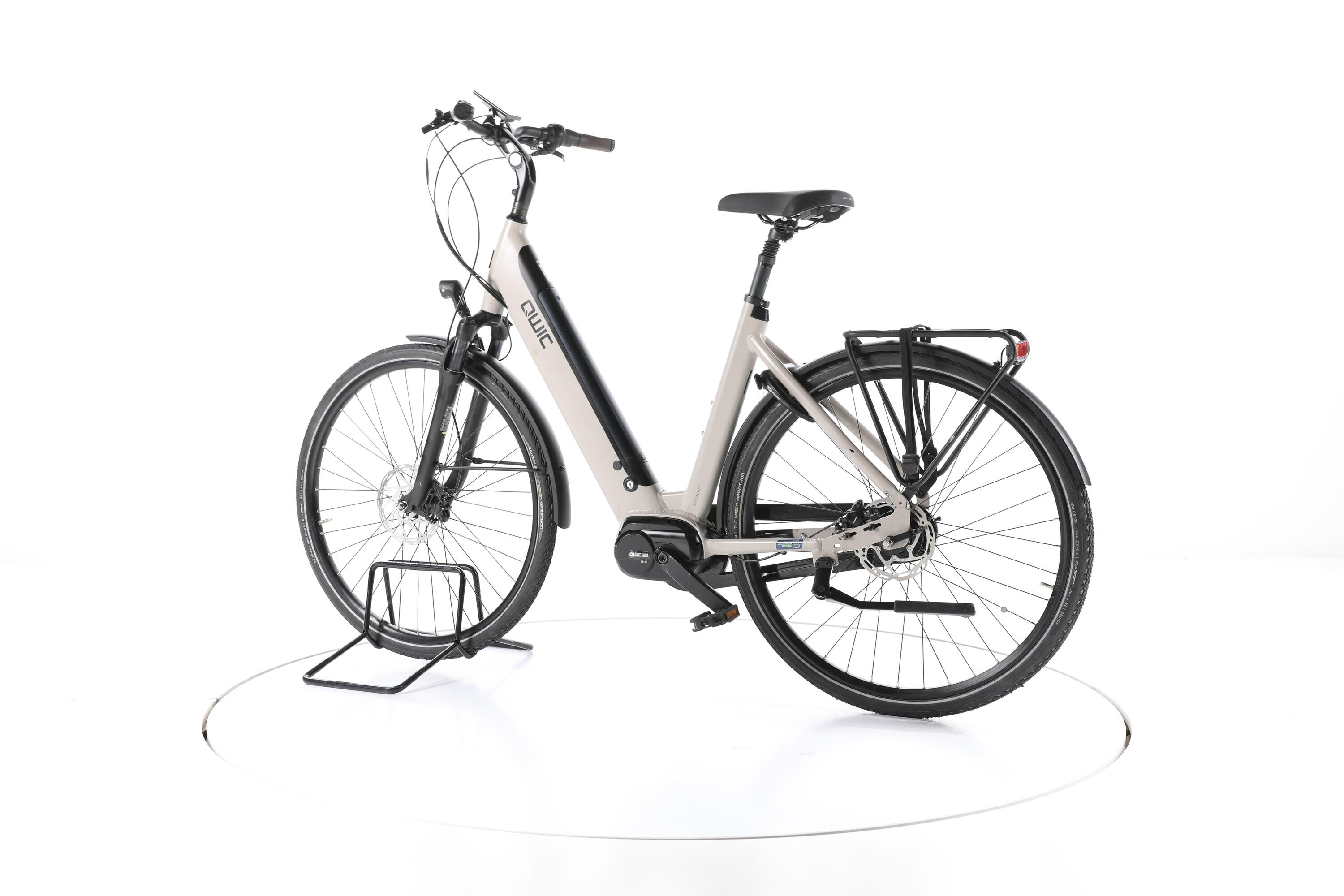 Tweedehands - QWIC Premium-i MN7+ City E-Bike Lage instap - Goed 7/7