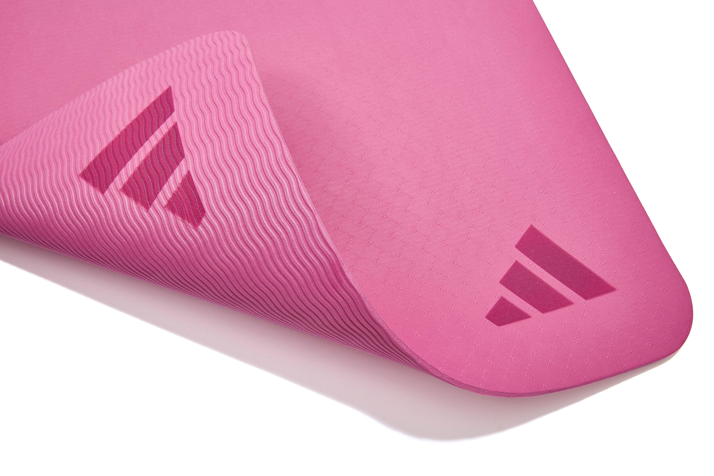 Tapis de yoga Adidas 5 mm, ferme, preloved fuchsia 3/6