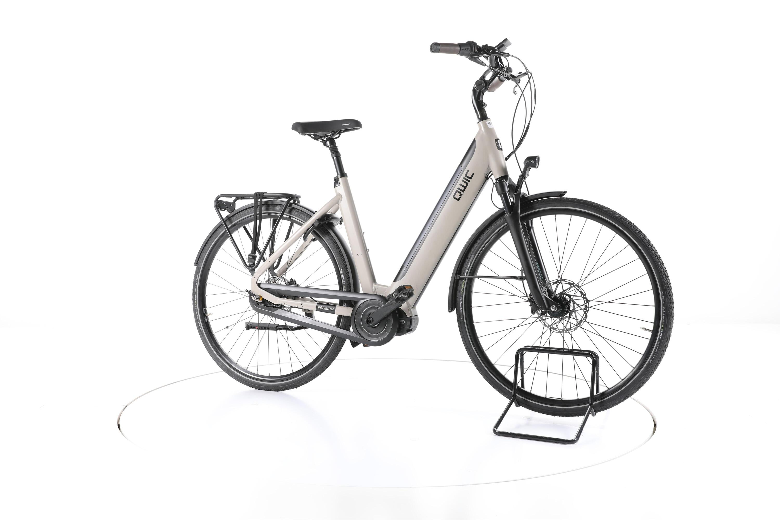 Tweedehands - QWIC Premium-i MN7+ City E-Bike Lage instap - Goed 2/7