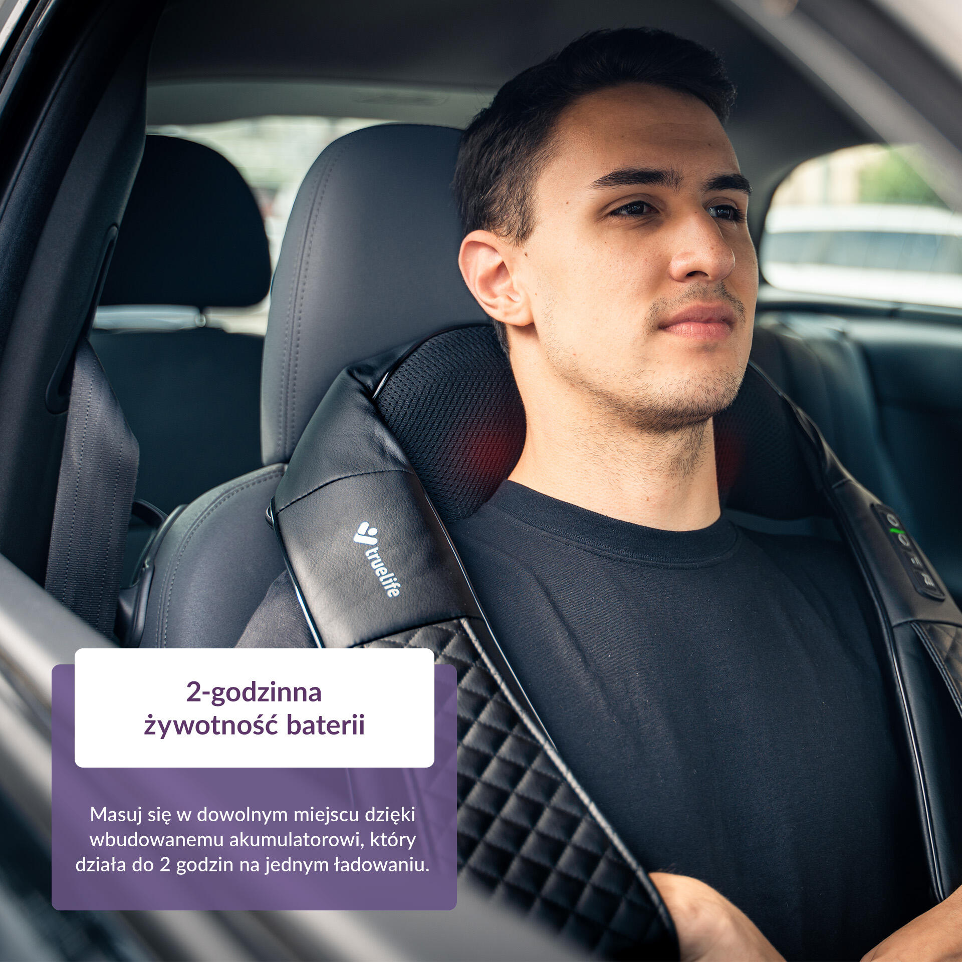 Obroża masująca z akumulatorem RelaxBack B6 Charge 2/7
