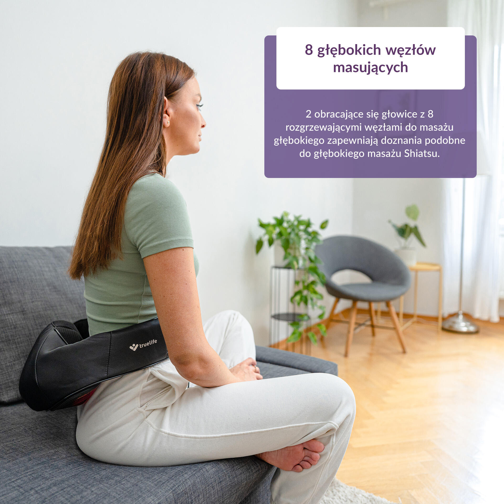 Obroża masująca z akumulatorem RelaxBack B6 Charge 4/7