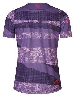 Maillot Manches Courtes Femme Endura Patchwork Edition Limitée Violet 7/7