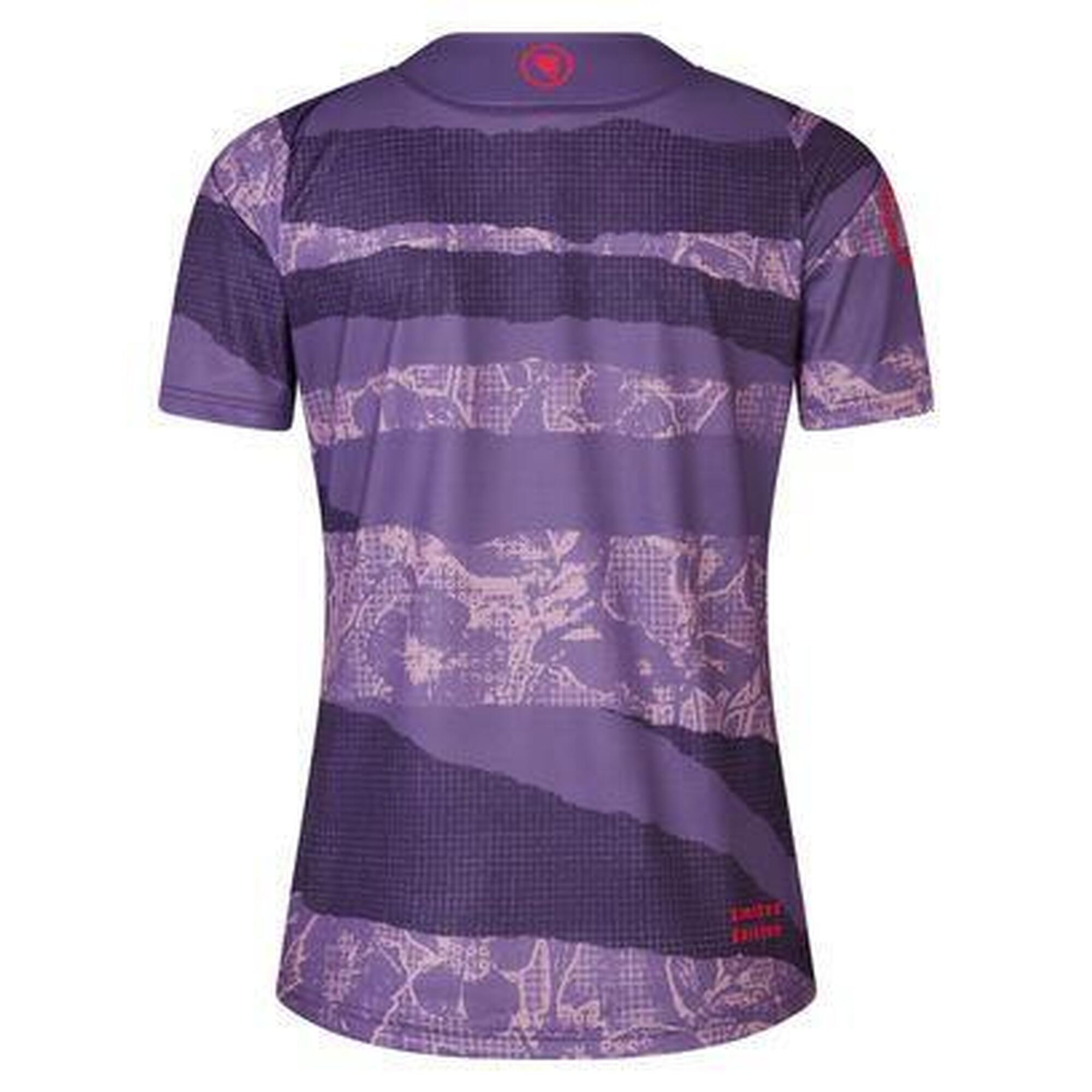 Tricou de ciclism pentru femei Endura Patchwork Ltd W