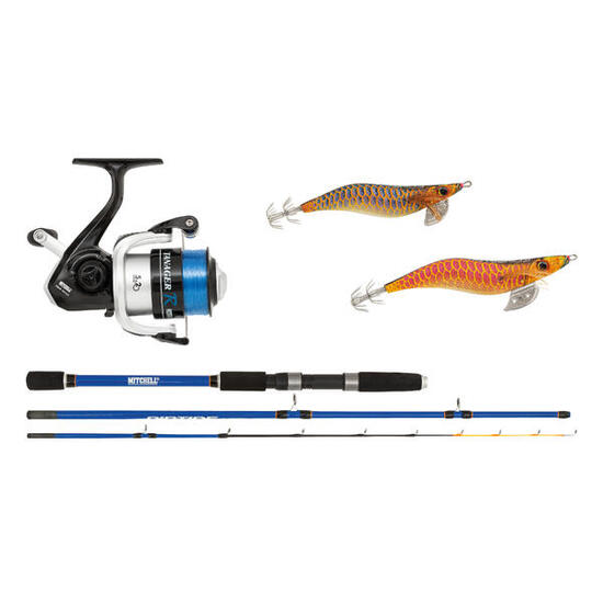 Canne combo Mitchell Riptide R Squid 10-25g (x3)