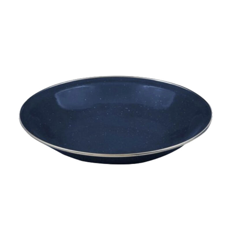 HIGHLANDER Highlander Deluxe Enamel Soup Plate Navy Blue