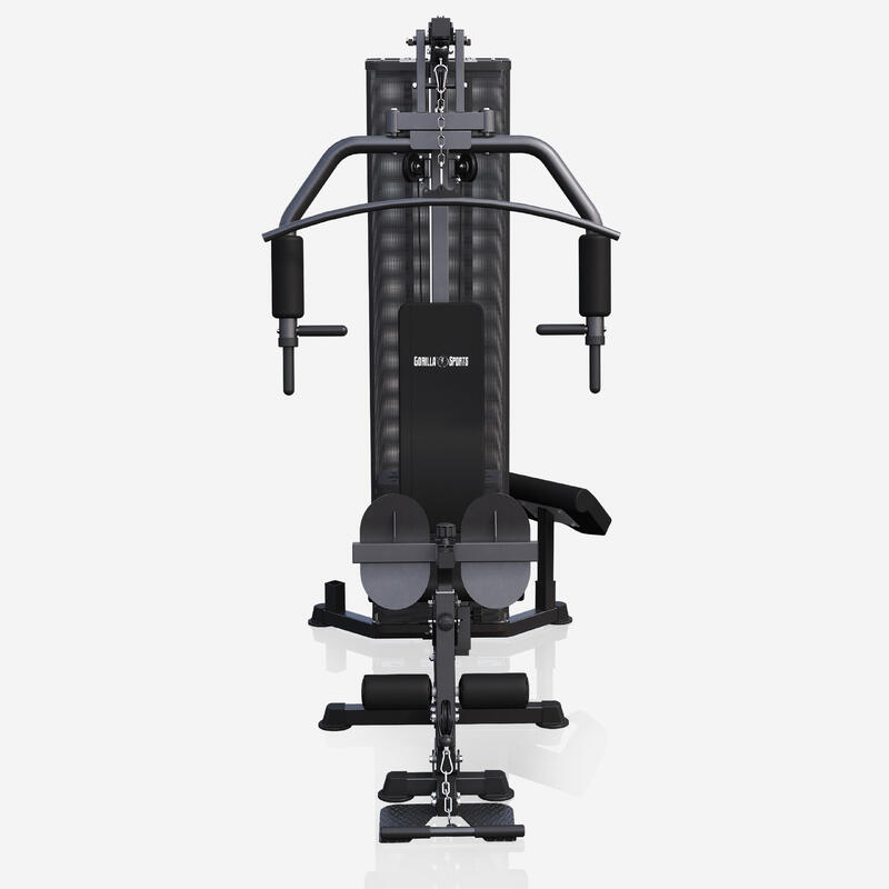 Statie de fitness multifunctionala, 218 x 204 x 106, negru, Gorilla Sports