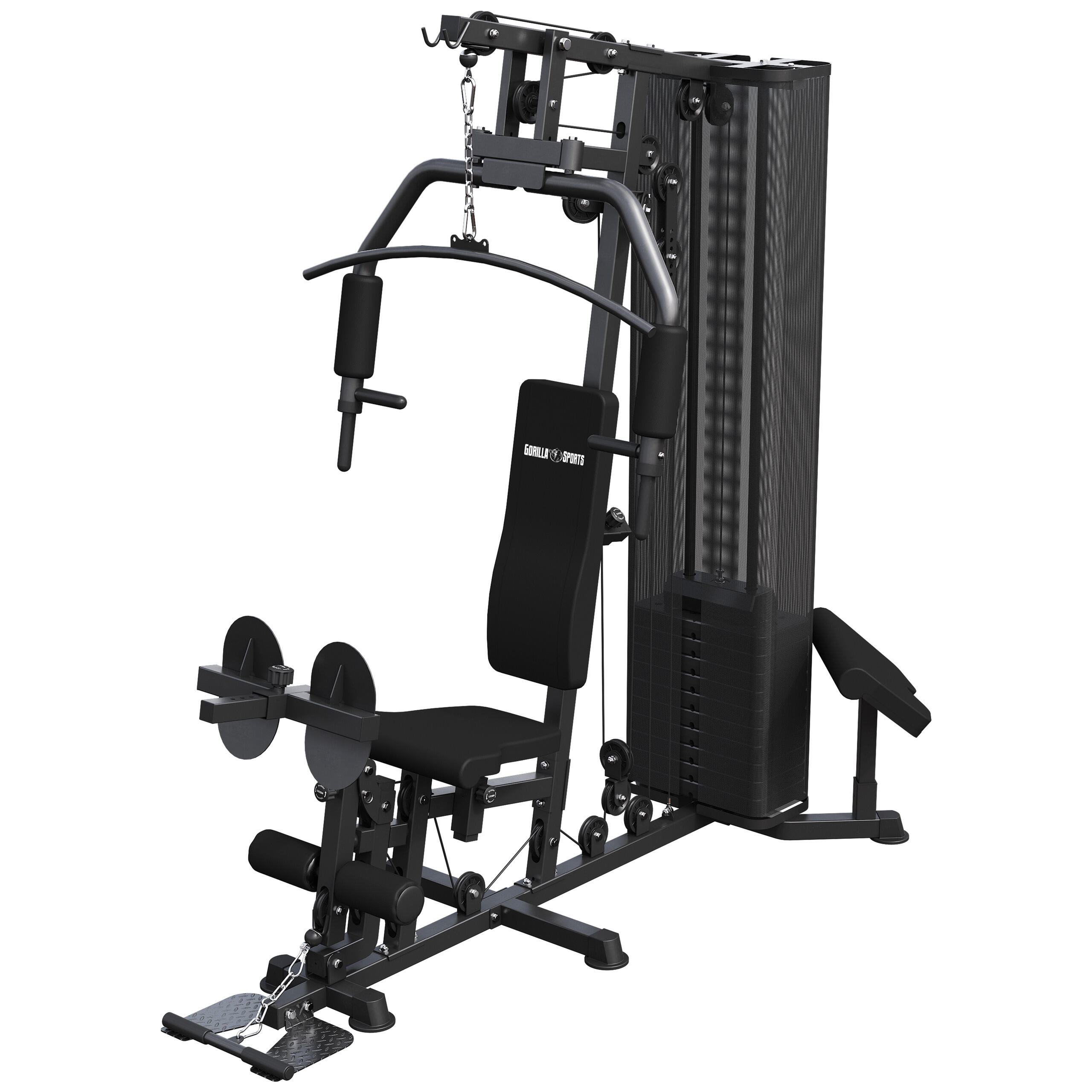 Appareil Musculation Multi Gym - Station Musculation Multifonction, Home Trainer 1/7