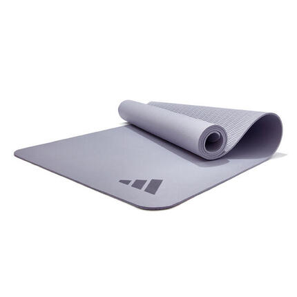 Tapis de yoga 5 mm, ferme, silver violet