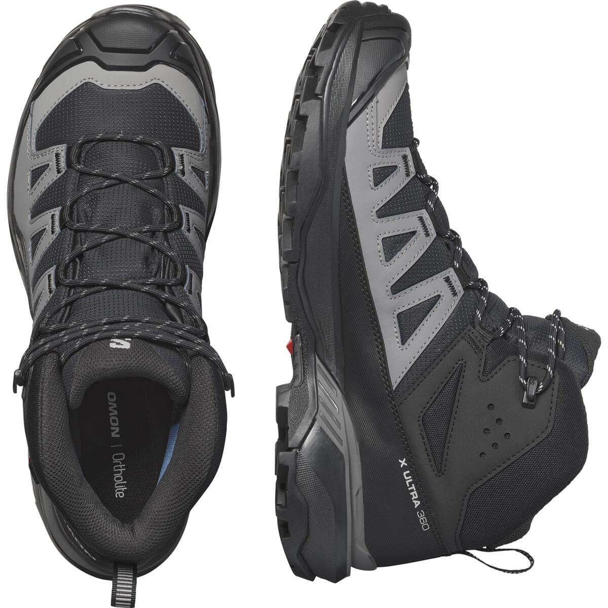 SALOMON X ULTRA 360 MID GORE-TEX Men Hiking Boots - BLACK/MAGNET