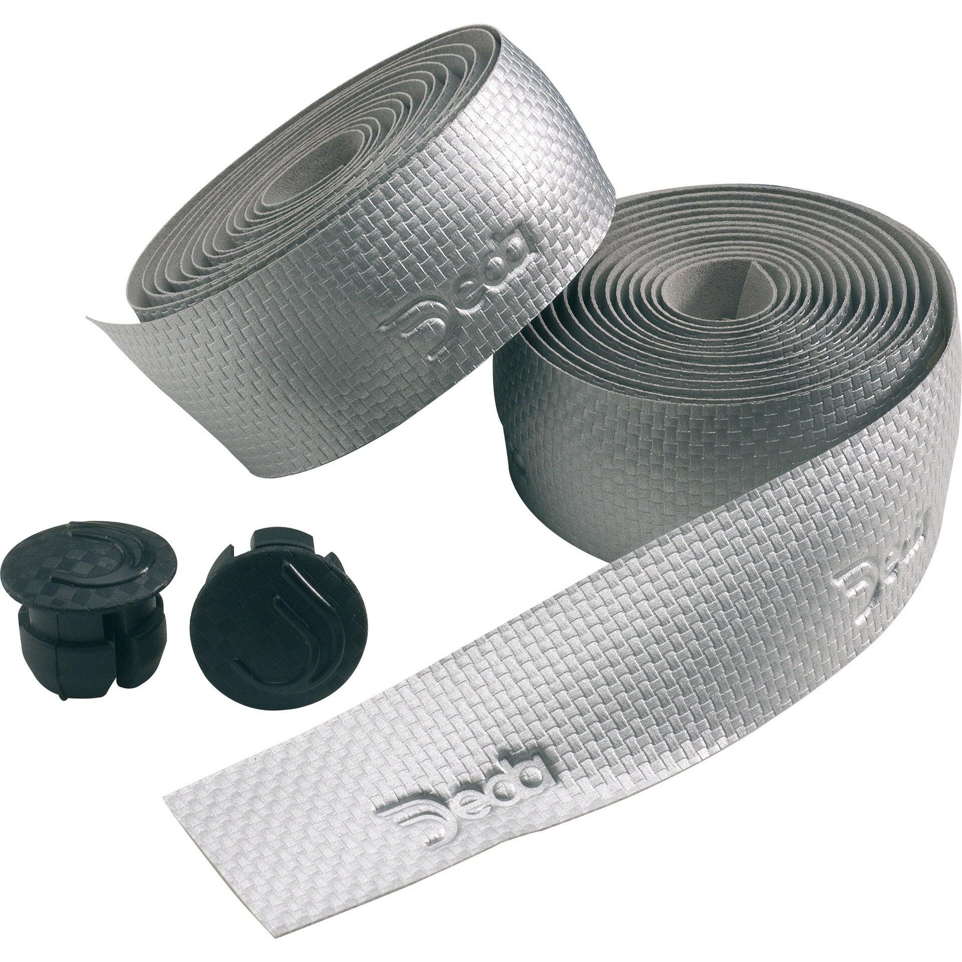 Deda Handlebar Tape Carbon Look Silver for a Stylish Bike 1/2