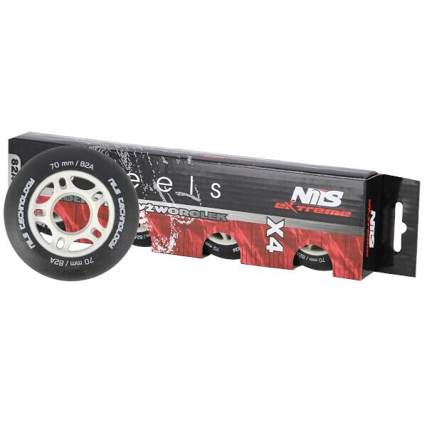 Matná kolečka NILS Extreme PU 72x24 82A, 4 ks