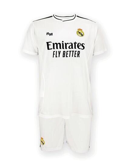 Kit de football Real Madrid domicilie enfants - Mbappé