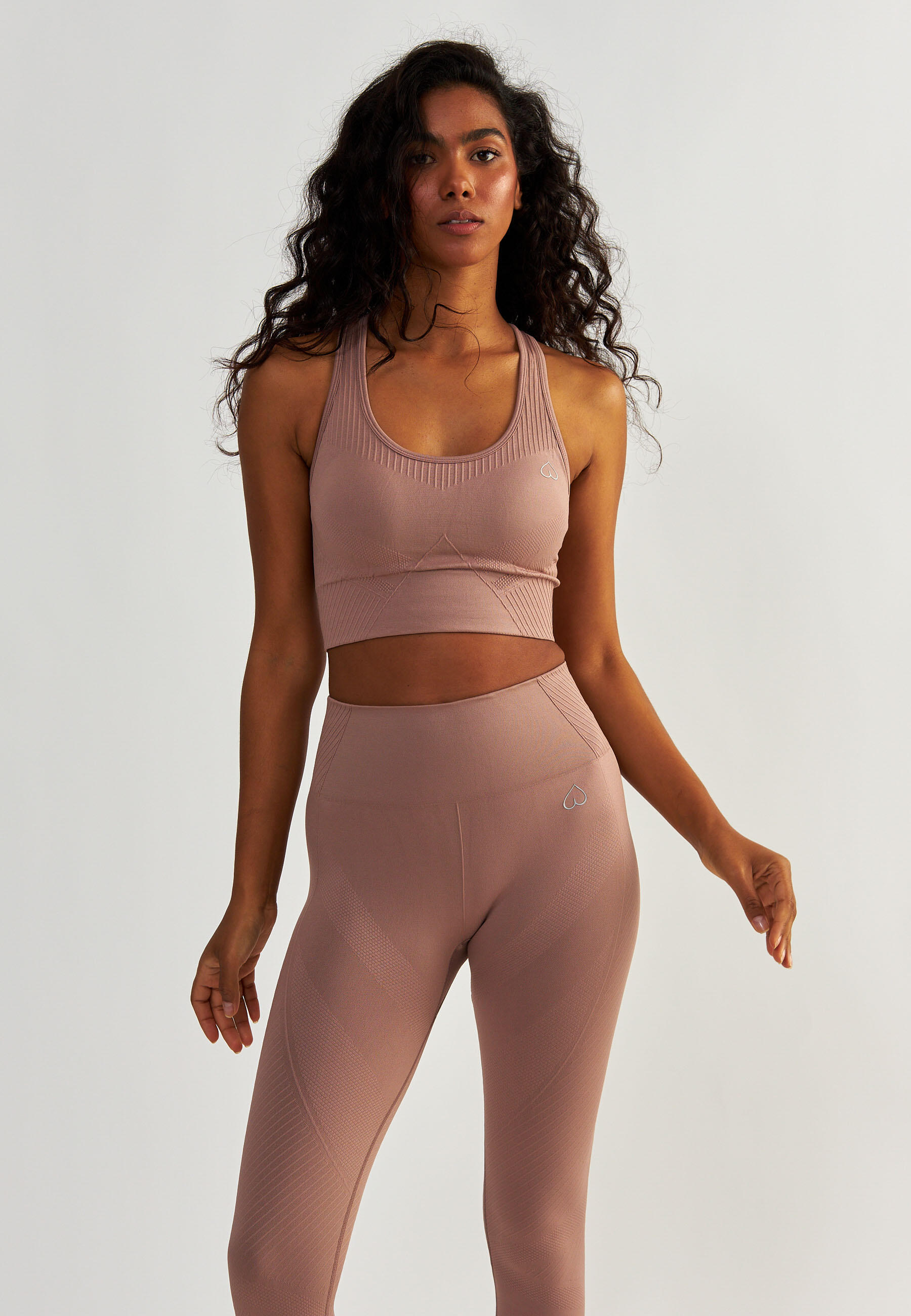 Damen Sport BH Femme Force Roségold für Sport & Freizeit 3/8