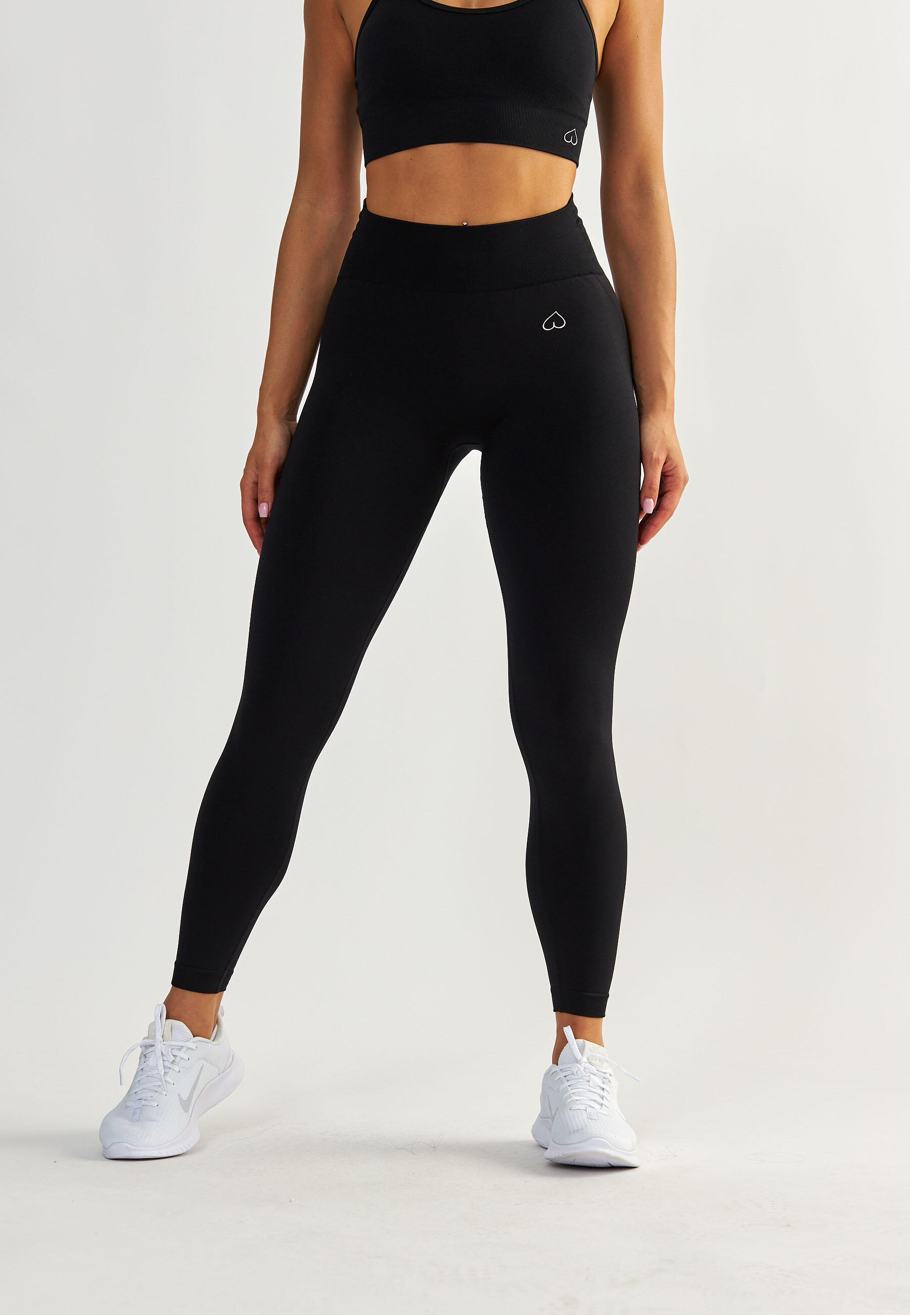 Legginsy fitness damskie Beshaped Shape Up modelujące 3/8