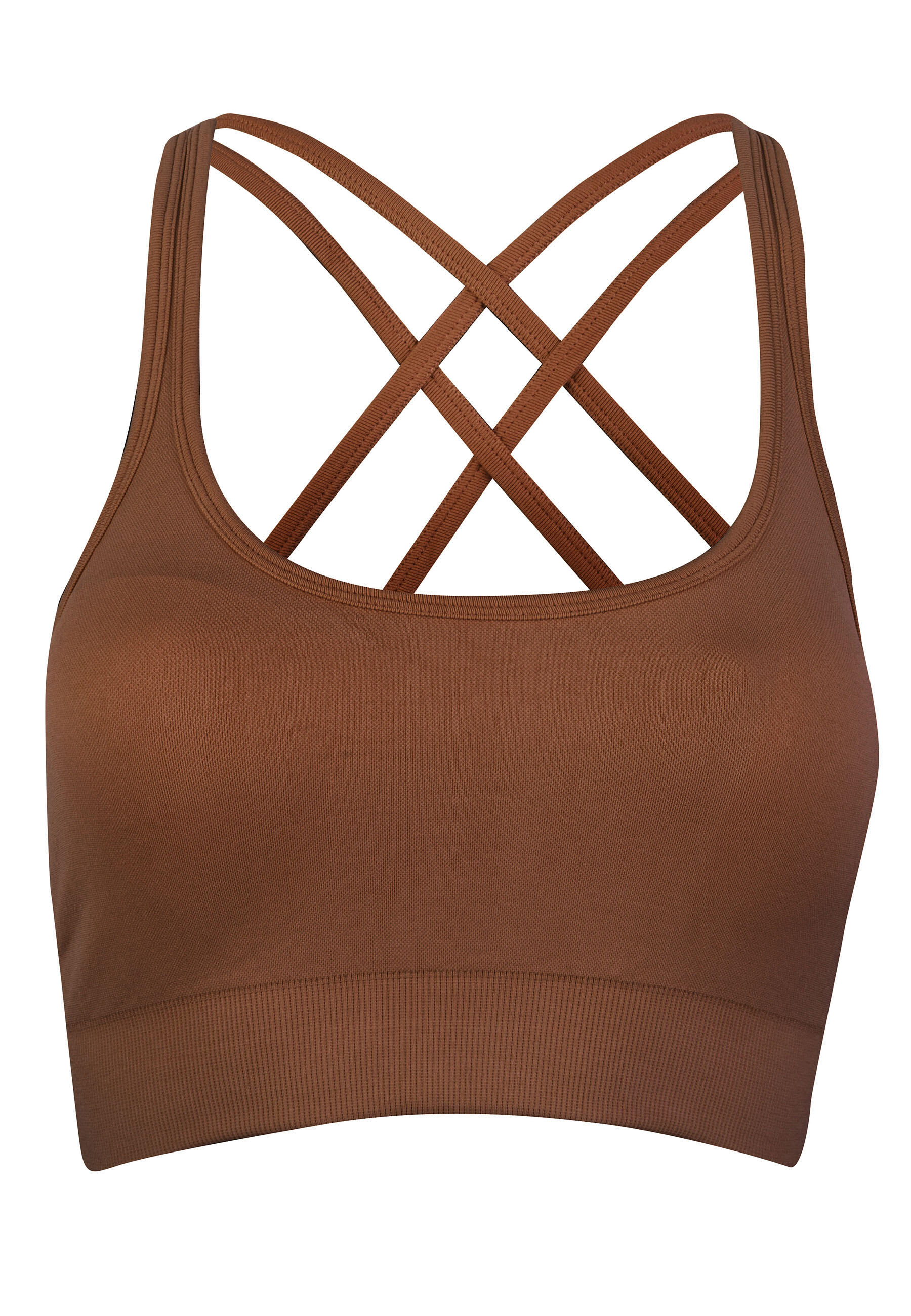 BESHAPED Damen Sport BH Gym Queen Taupe für Sport & Freizeit