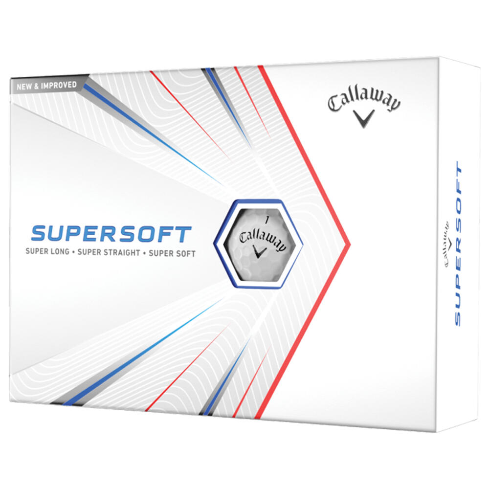 CALLAWAY PELOTA DE GOLF SUPERSOFT X12 BLANCO