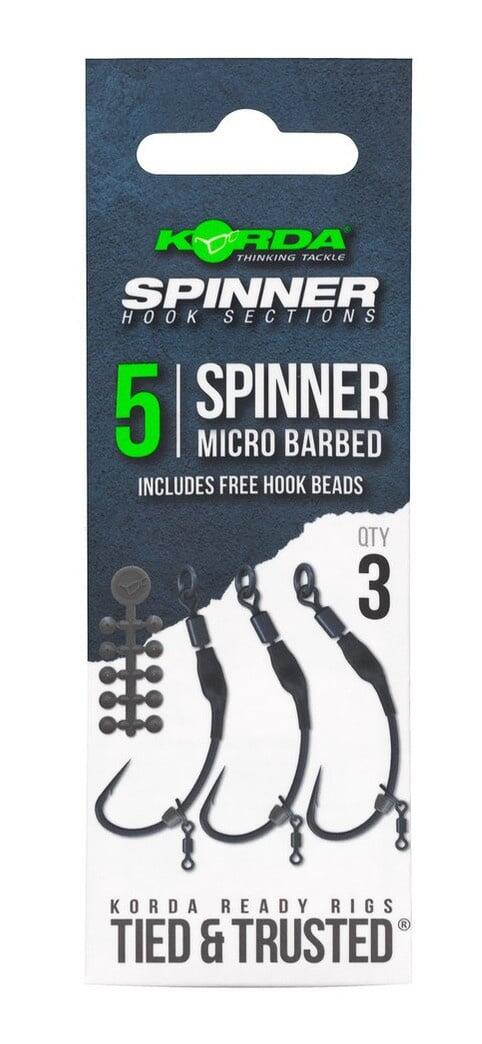 Korda Spinner Hook Sections Spinner Micro Barbed 5/6