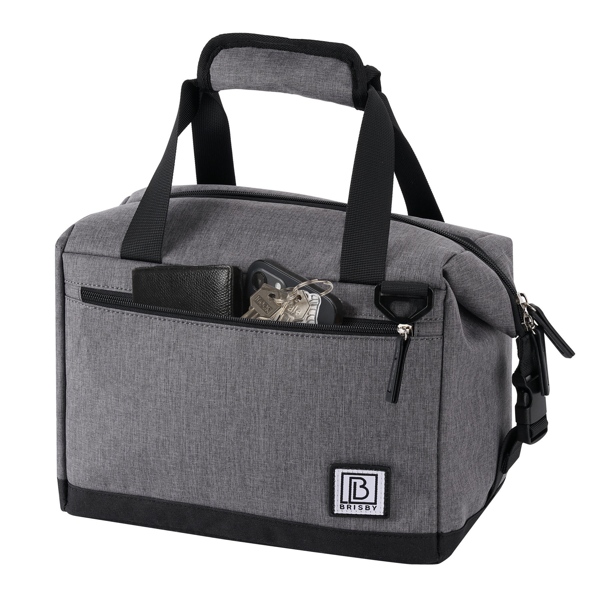 Sac isotherme Brisby 12 litres gris foncé 3/3