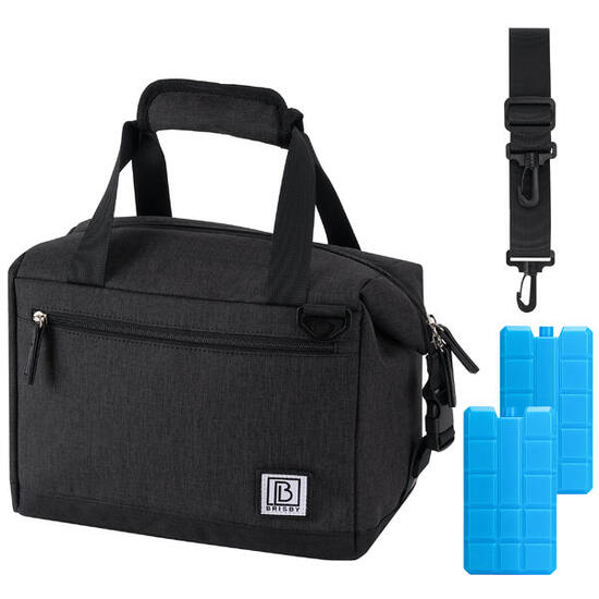 Brisby Kühltasche 12 Liter Dunkelgrau