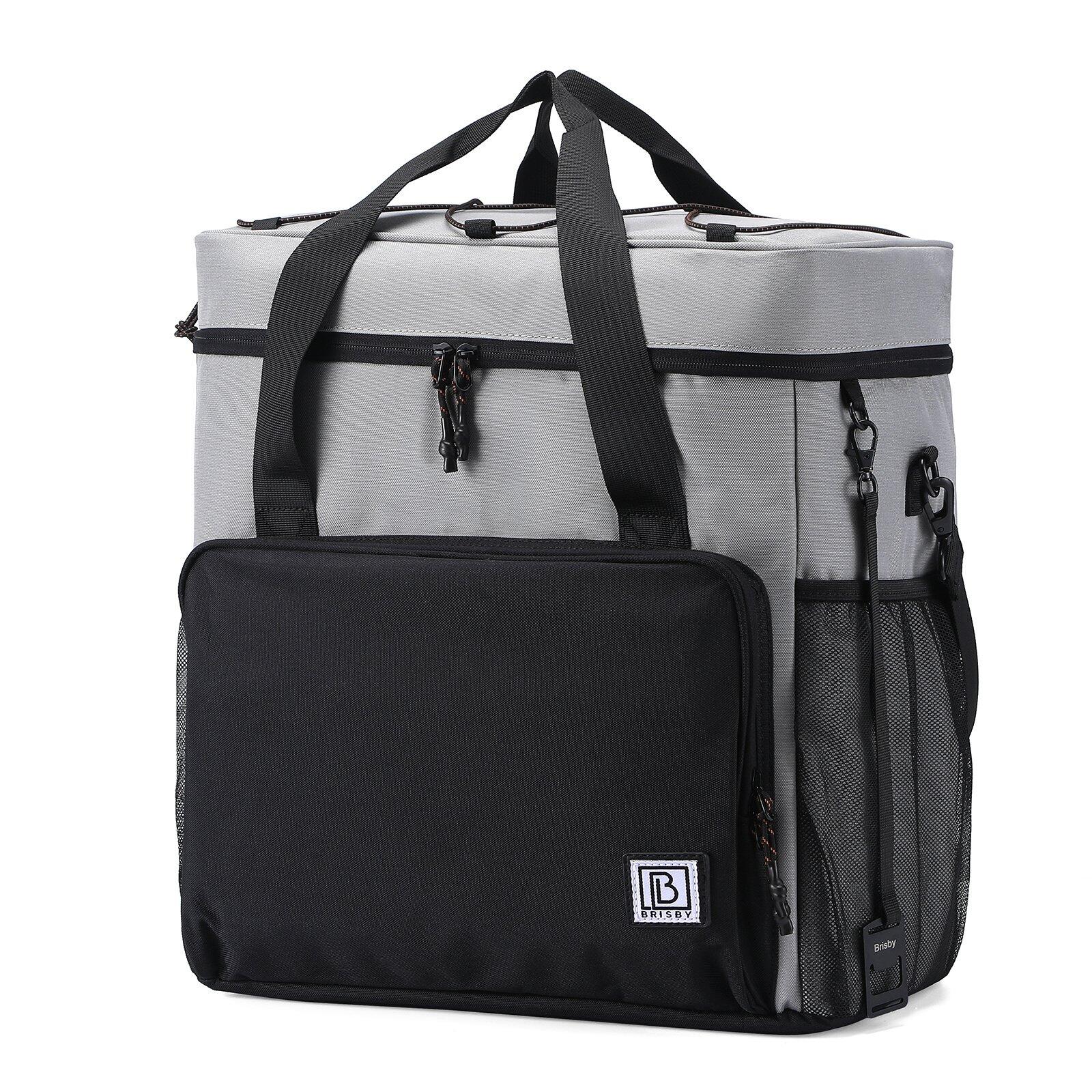 Sac isotherme Brisby 40 litres noir gris et orange 4/5