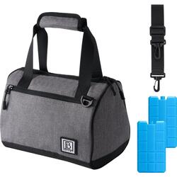 Sac isotherme Brisby 10 litres gris foncé