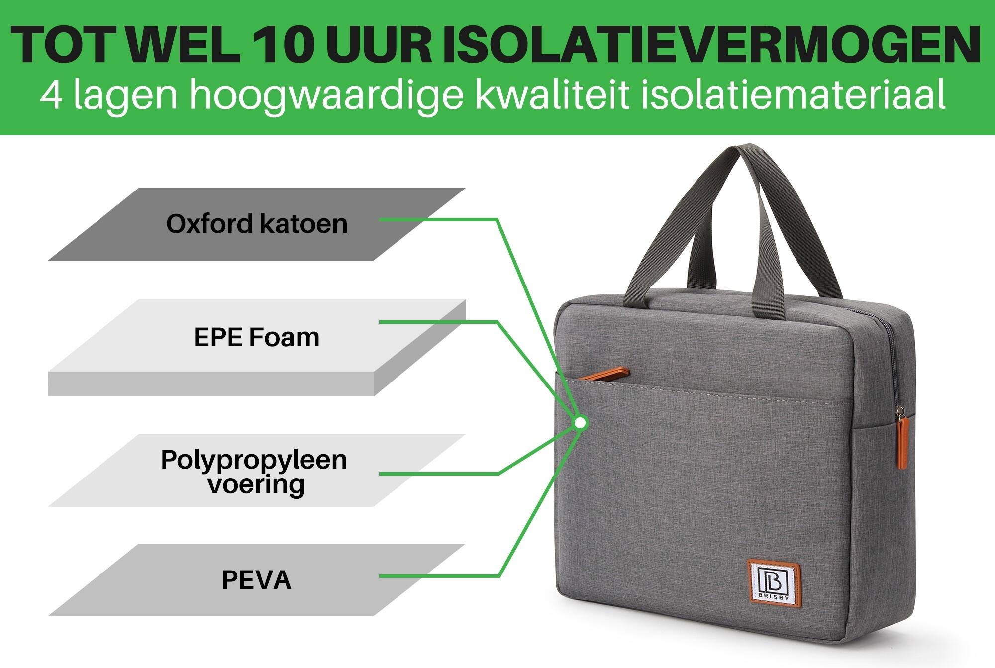 Brisby Koeltas 7 liter Donkergrijs 3/3