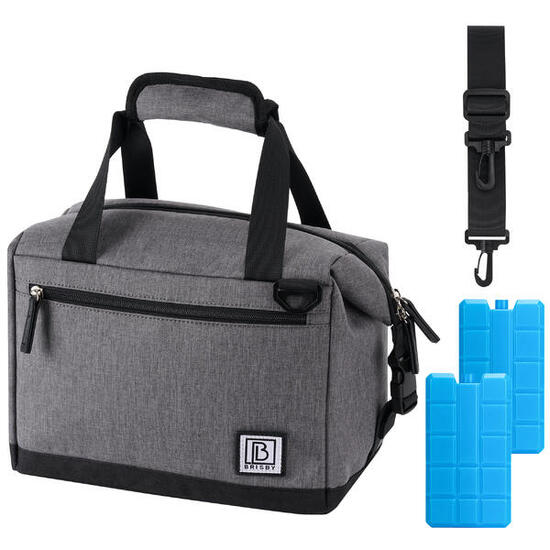 Brisby Kühltasche 12 Liter Dunkelgrau