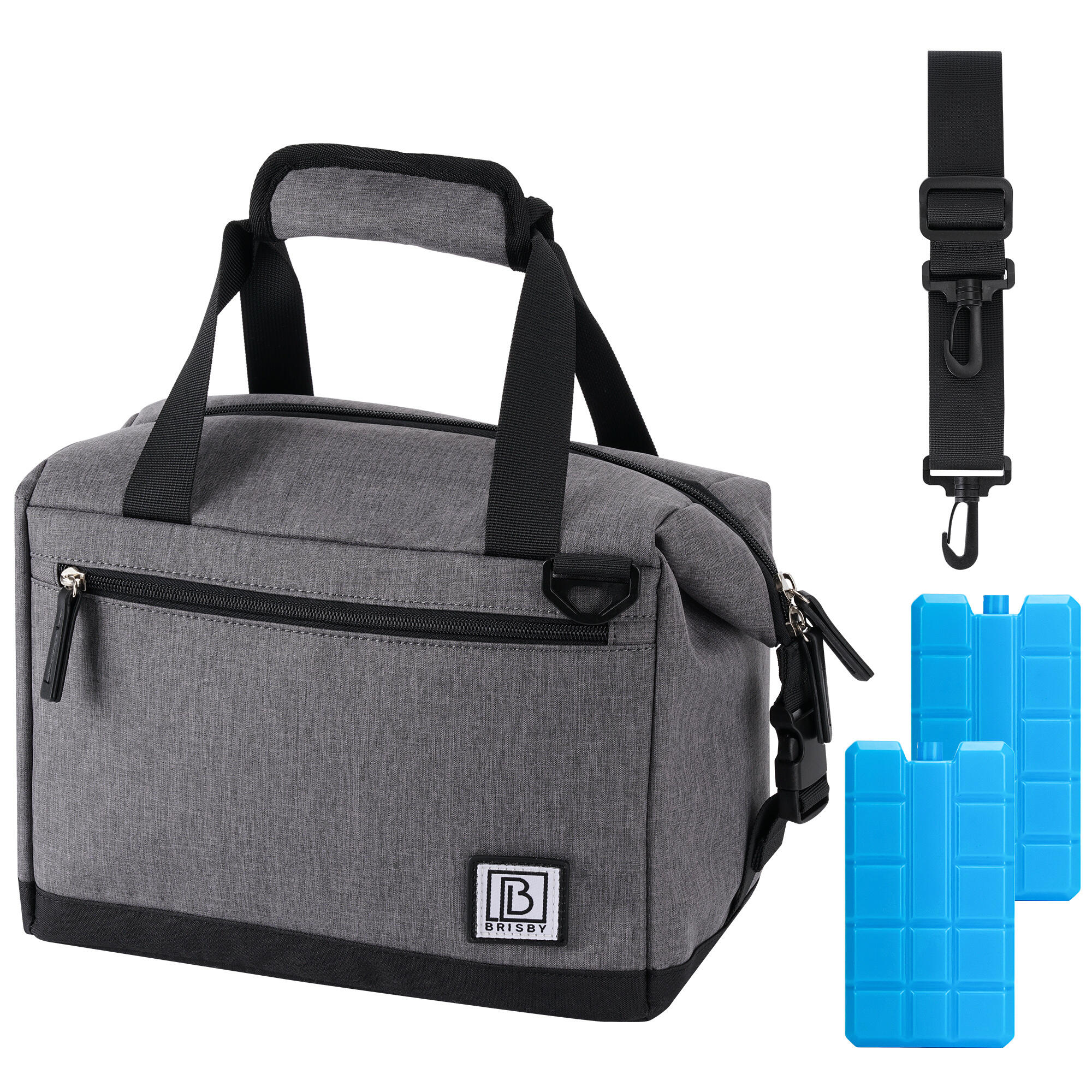 Brisby - Sac Isotherme Brisby 12 Litres Gris Foncé - Glacière - Gris - Decathlon