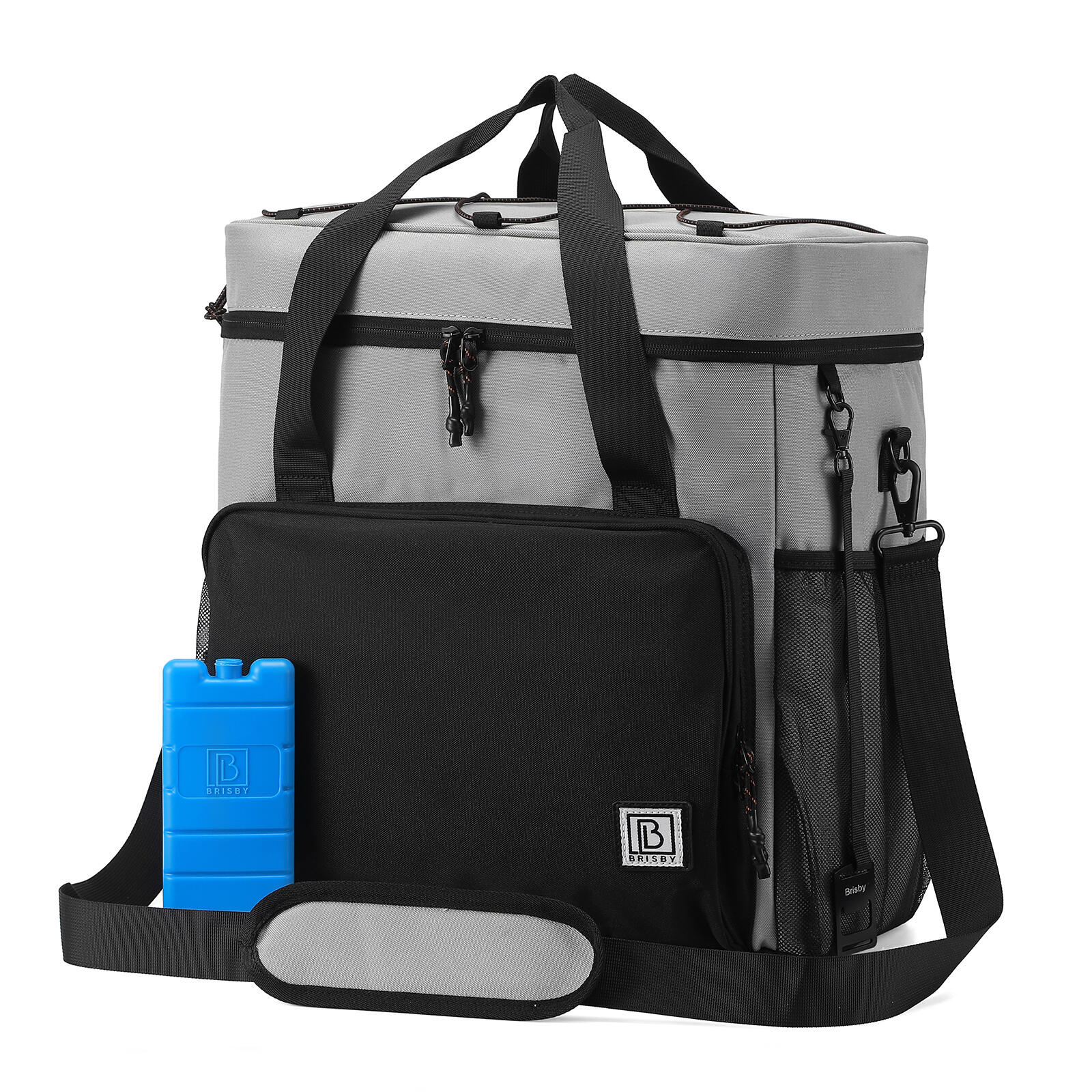 Sac isotherme Brisby 30 litres noir gris orange 4/5