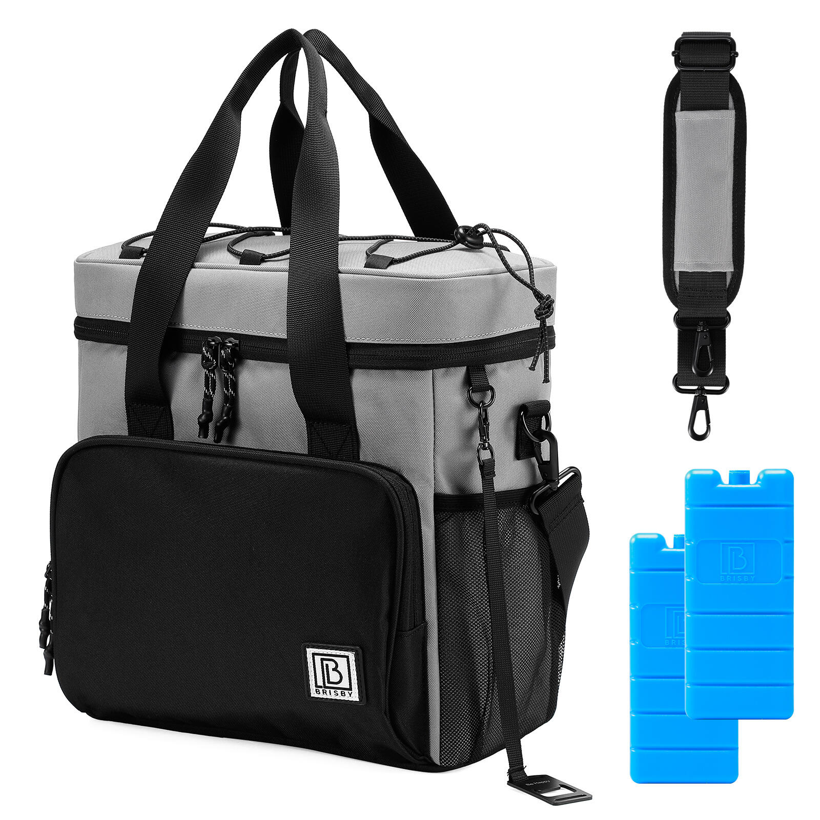 Sac isotherme Brisby 15 litres noir gris 5/5