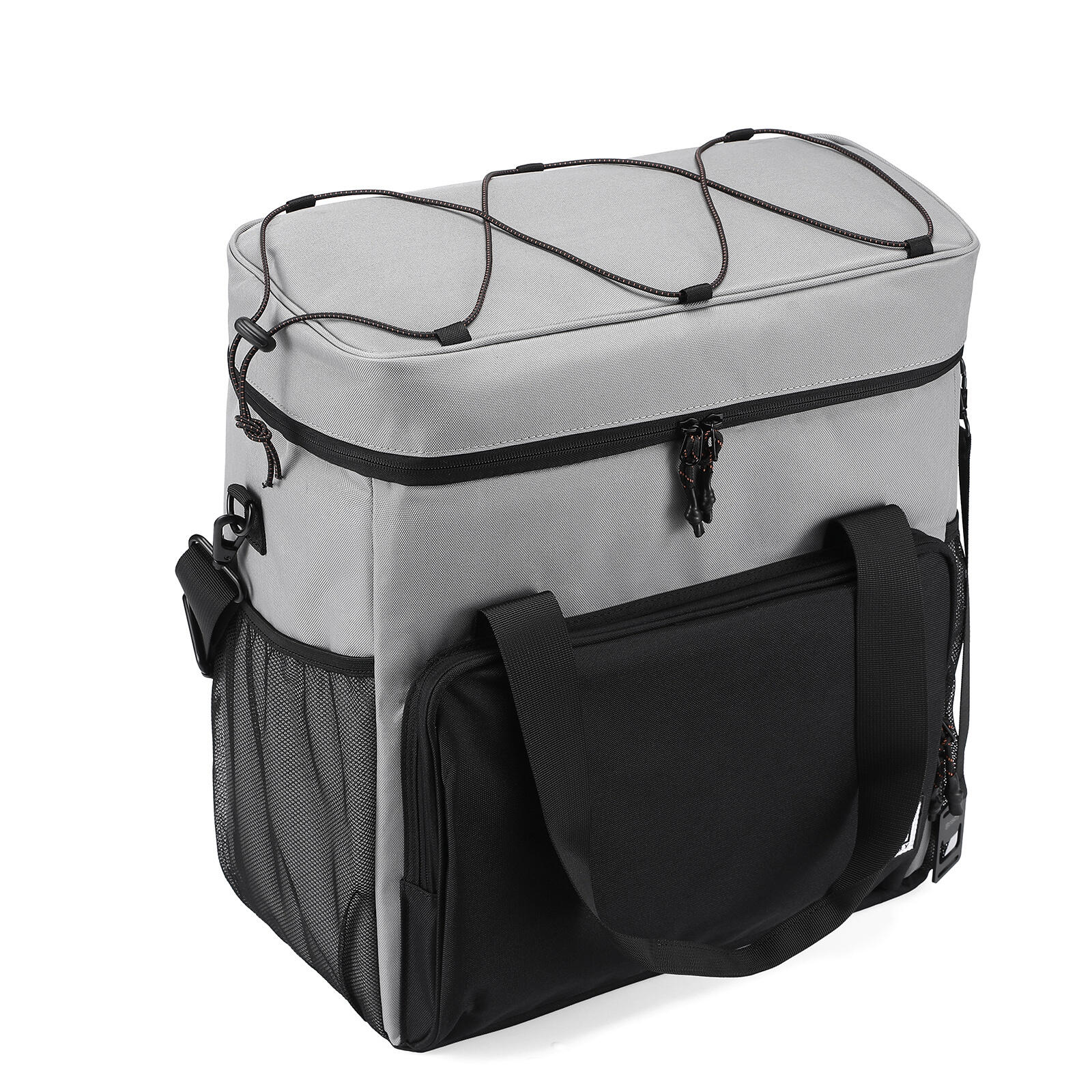 Sac isotherme Brisby 40 litres noir gris et orange 3/5