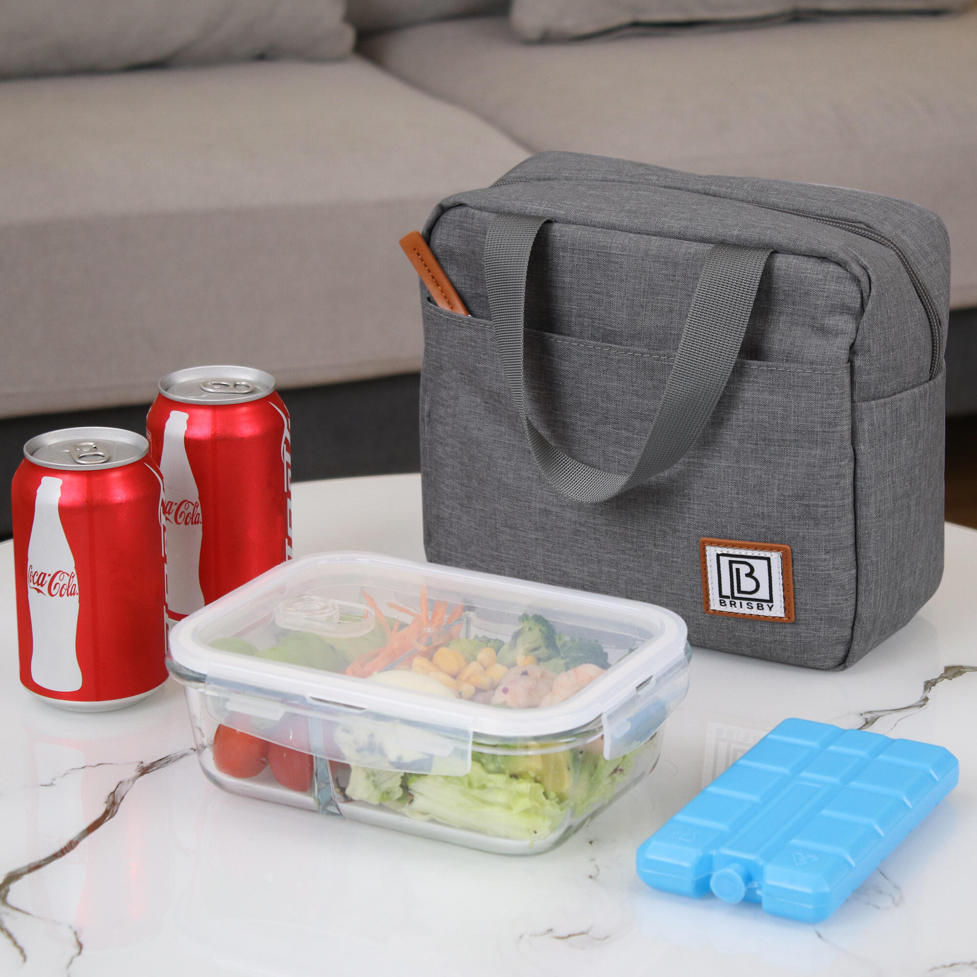 Brisby Koeltas 4 Liter Donkergrijs 2/4
