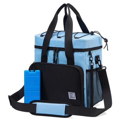 Brisby Kühltasche 15 Liter Schwarz Blau