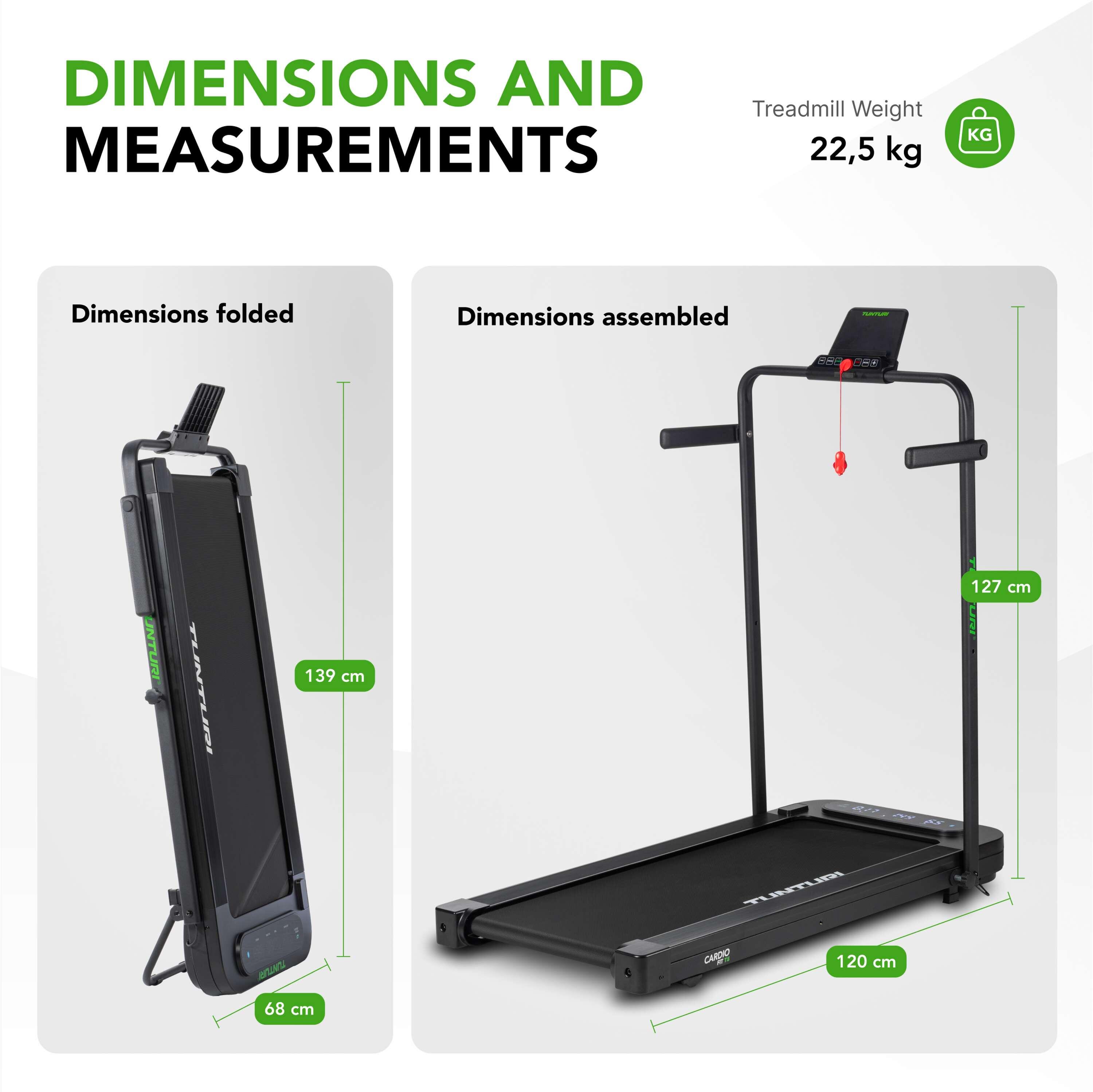 Loopband - Hardloopband - Wandelband - Inklapbaar - Cardio Fit T5 3/7