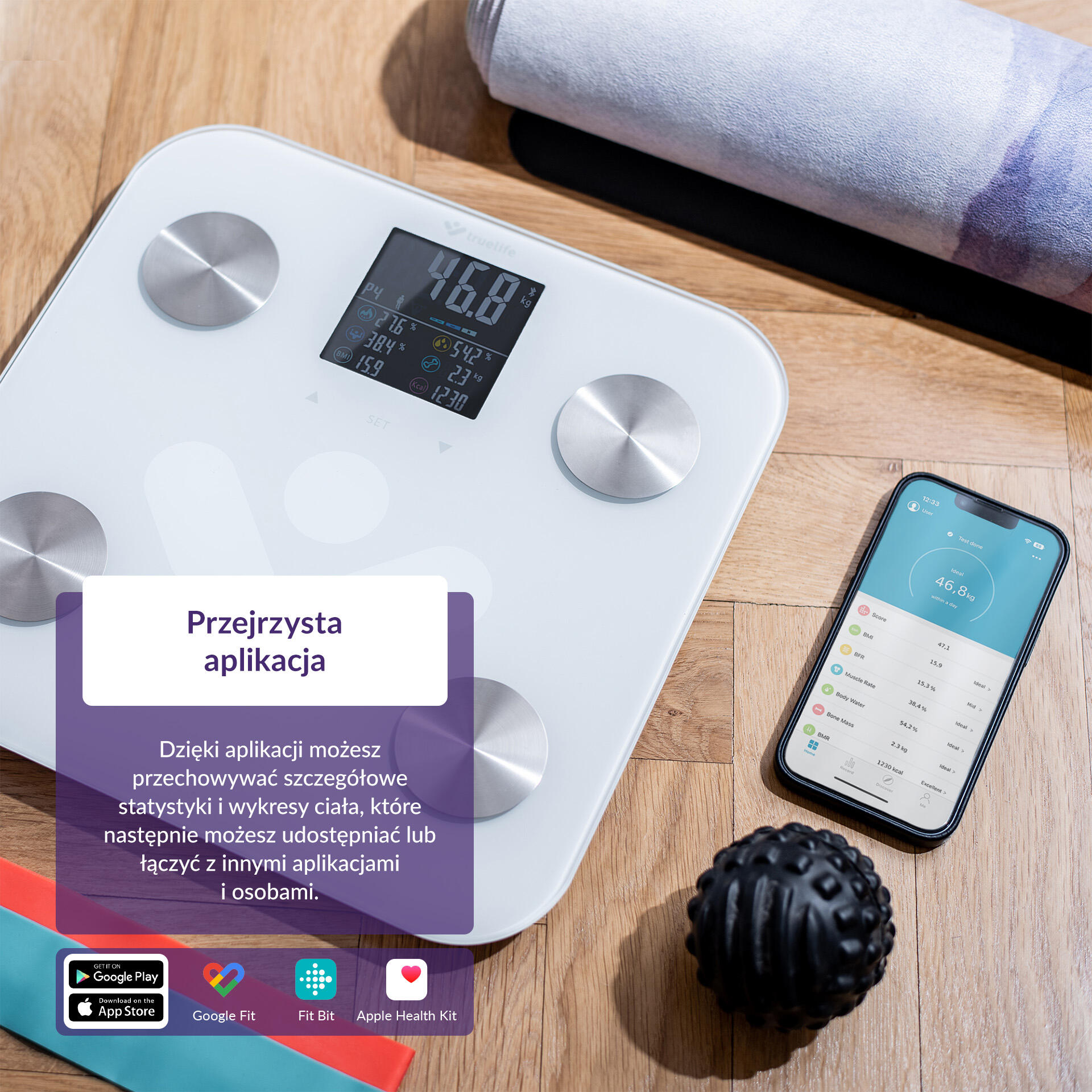 Osobista waga diagnostyczna FitShape S6 BT 6/7
