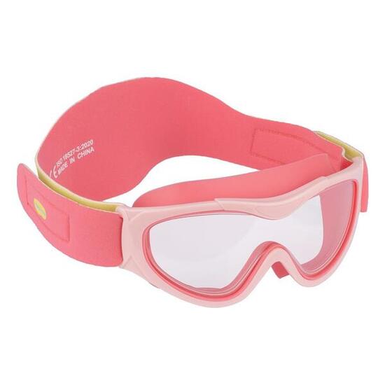 Occhialini da sub per bambini con fascia in neoprene - Rosa