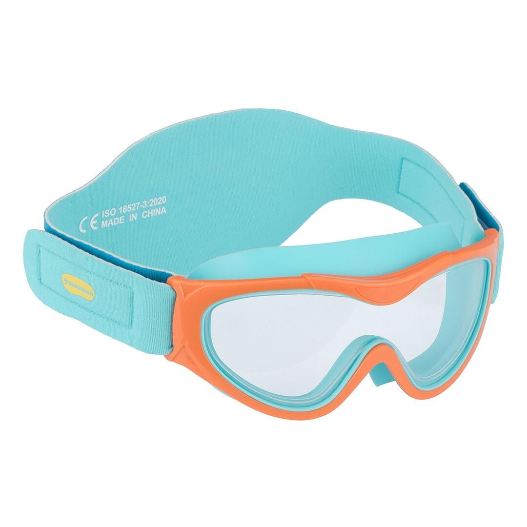 WAIMEA Kinder-Taucherbrille mit Neopren-Kopfband - Aqua
