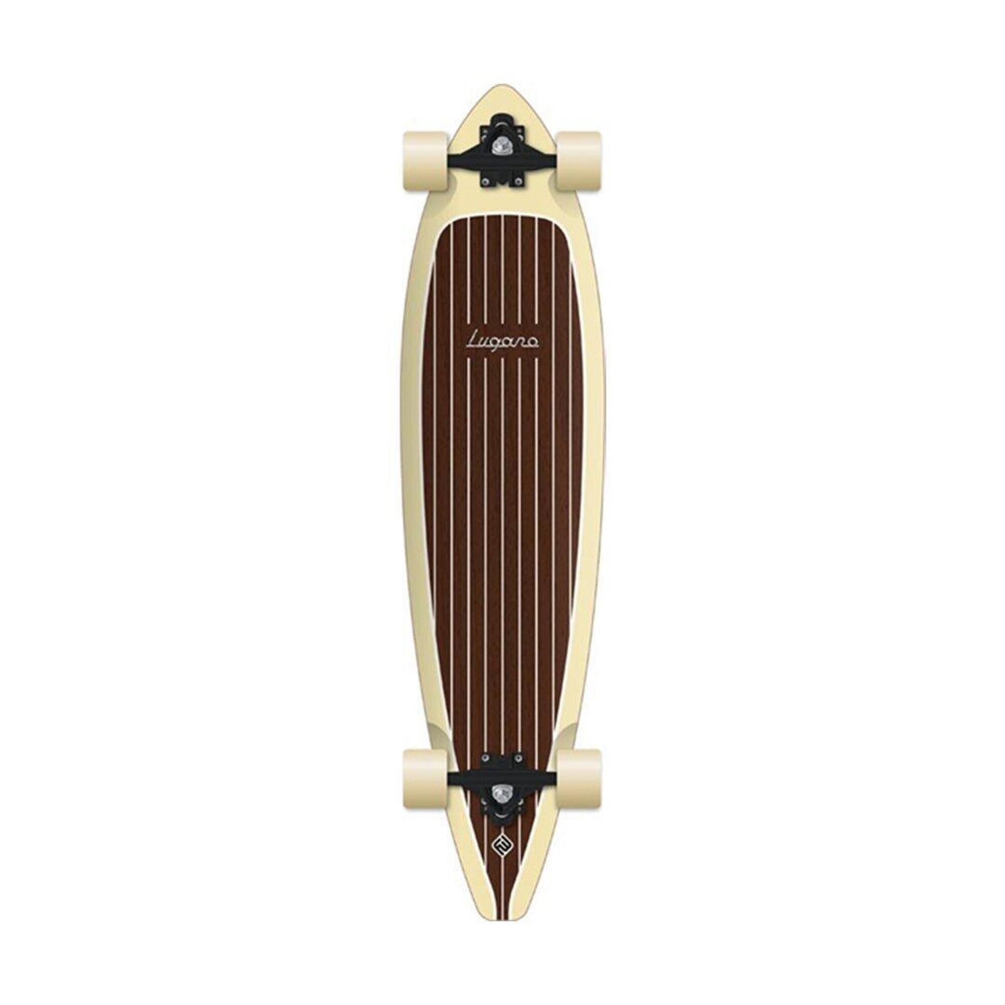 Flying-wheels - Lugano 39 - Skateboard Gun - Longboard Skate - Marron - Decathlon